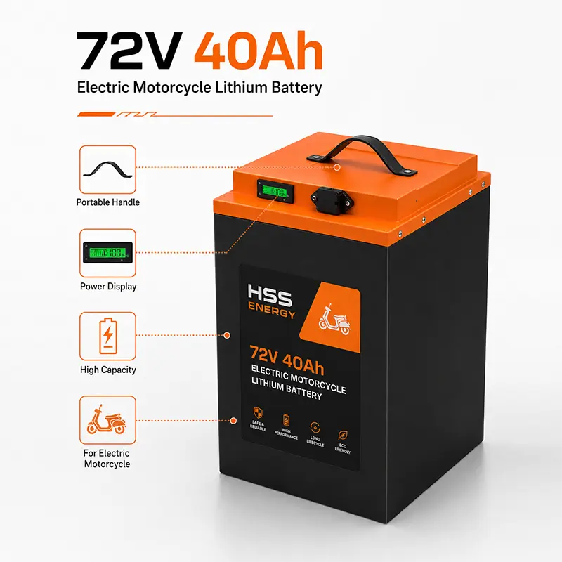 Akumulator litowy do motocykla elektrycznego 72 V 40 Ah