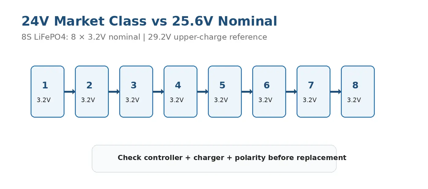 25.6V 60Ah AGV Battery