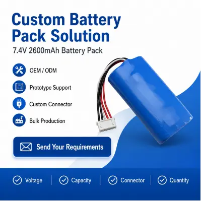 7.4V Lithium Battery Packs